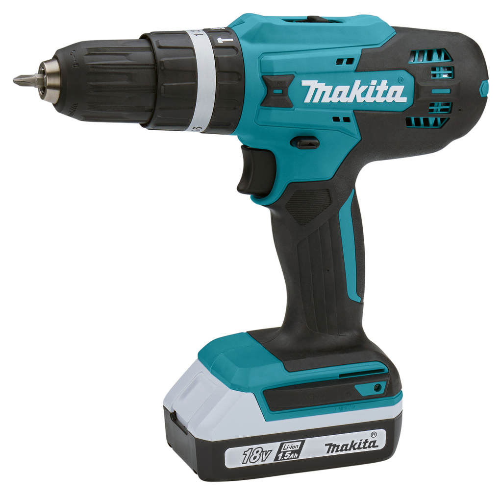 Masina de gaurit cu percutie 18V de tip G, 42 Nm, cu 2 acumulator Makita