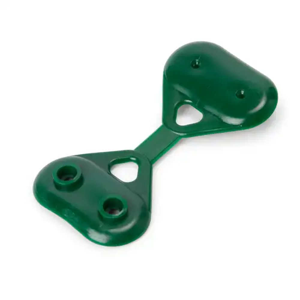 Cleme plasa umbrire KLIKSTROM, plastic, verde, 20buc