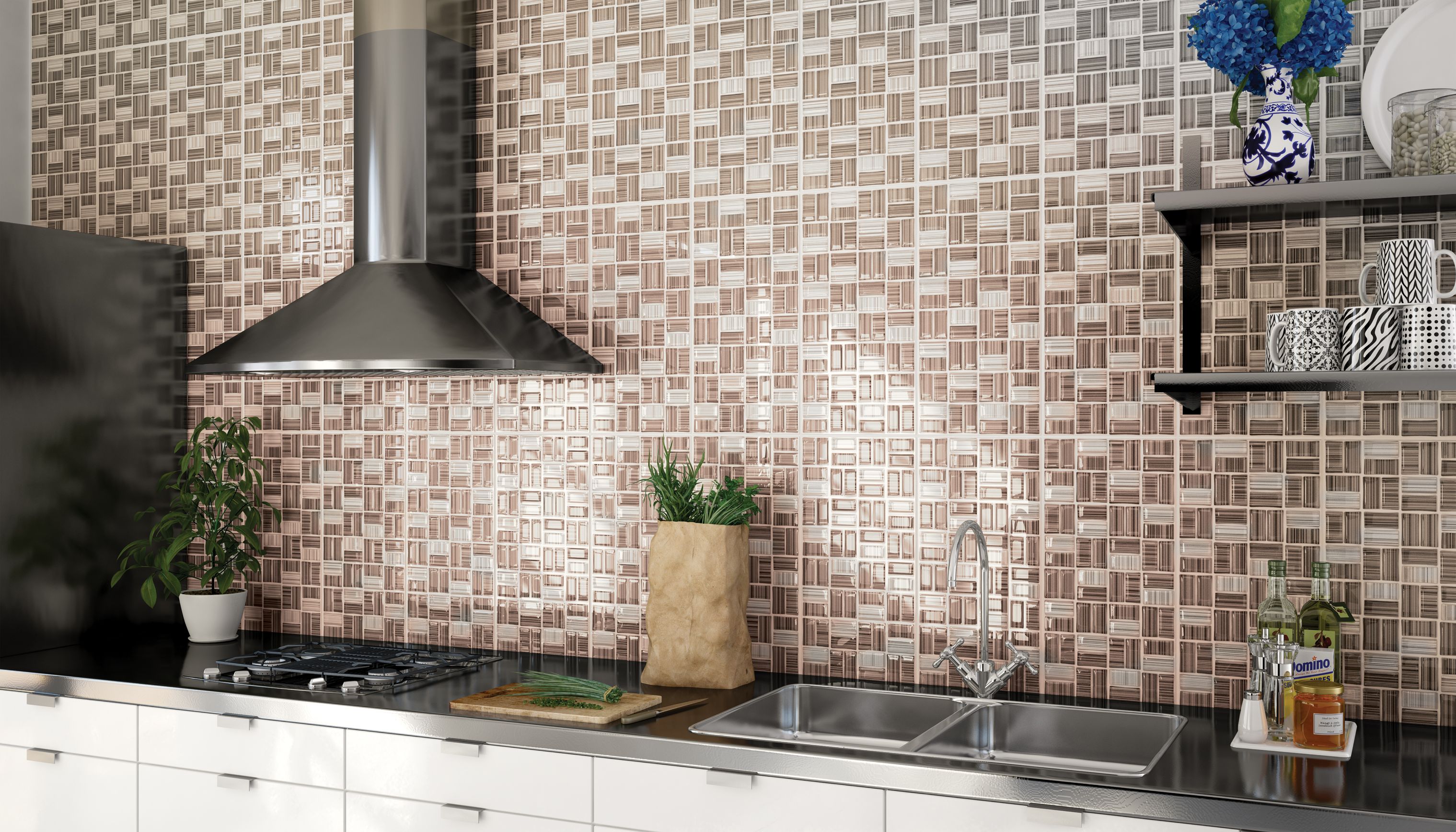 Faianta interior, maro, 50 x 25 cm, suprafata 1.625 mp Chic