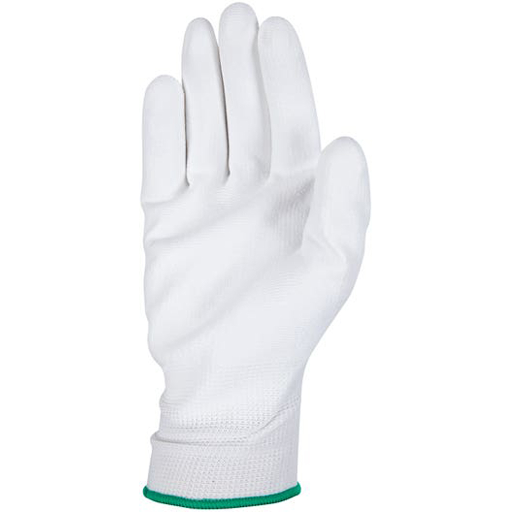 Manusi de protectie DCT, marime 8, albe, uz general, poliester