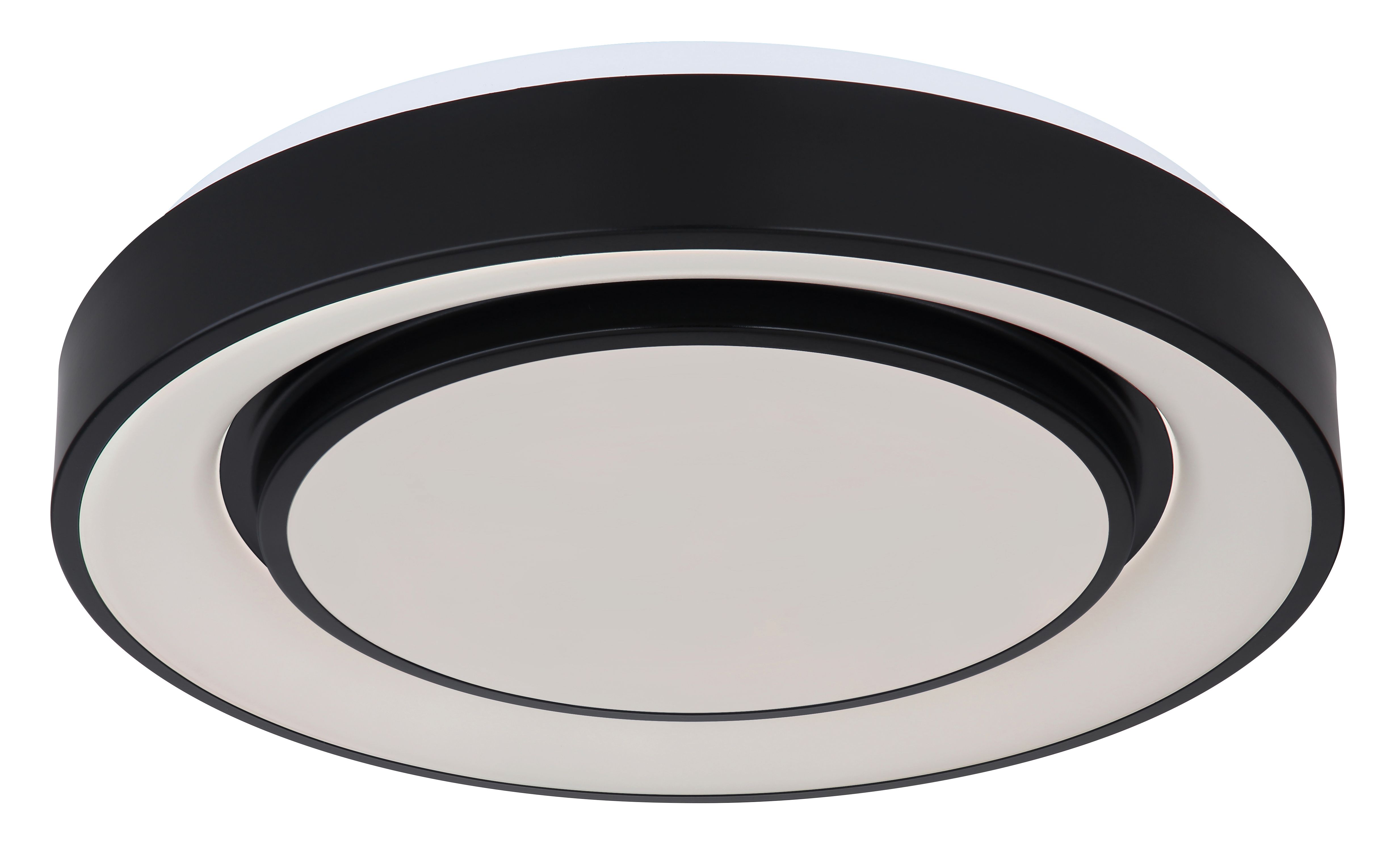 Plafoniera LED RGB GLOBO Sully 41368-24, 24W, 70-800lm, intensitate reglabila, telecomanda, negru