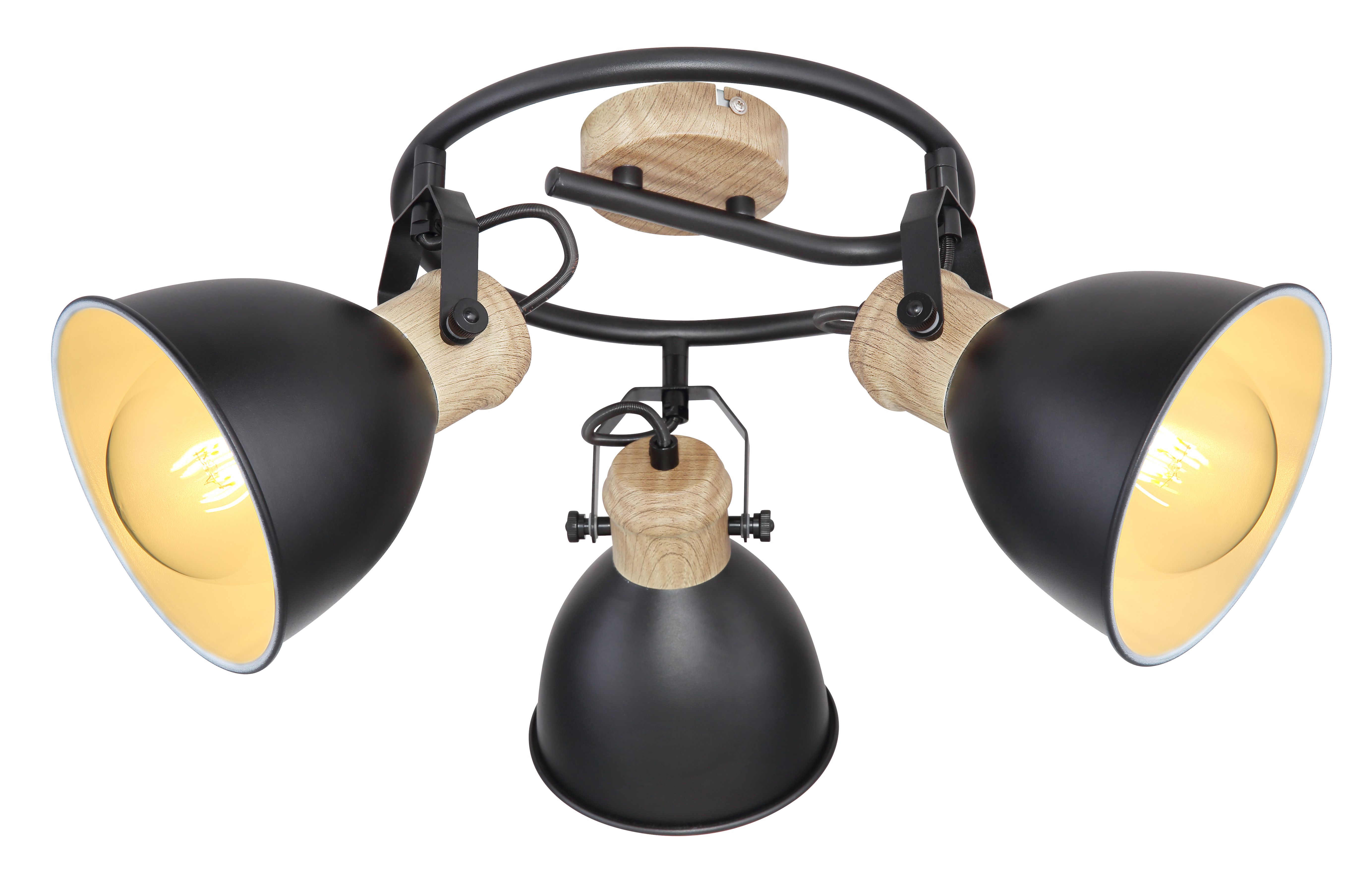 Spot negru, metal, E27, 40W  Globo