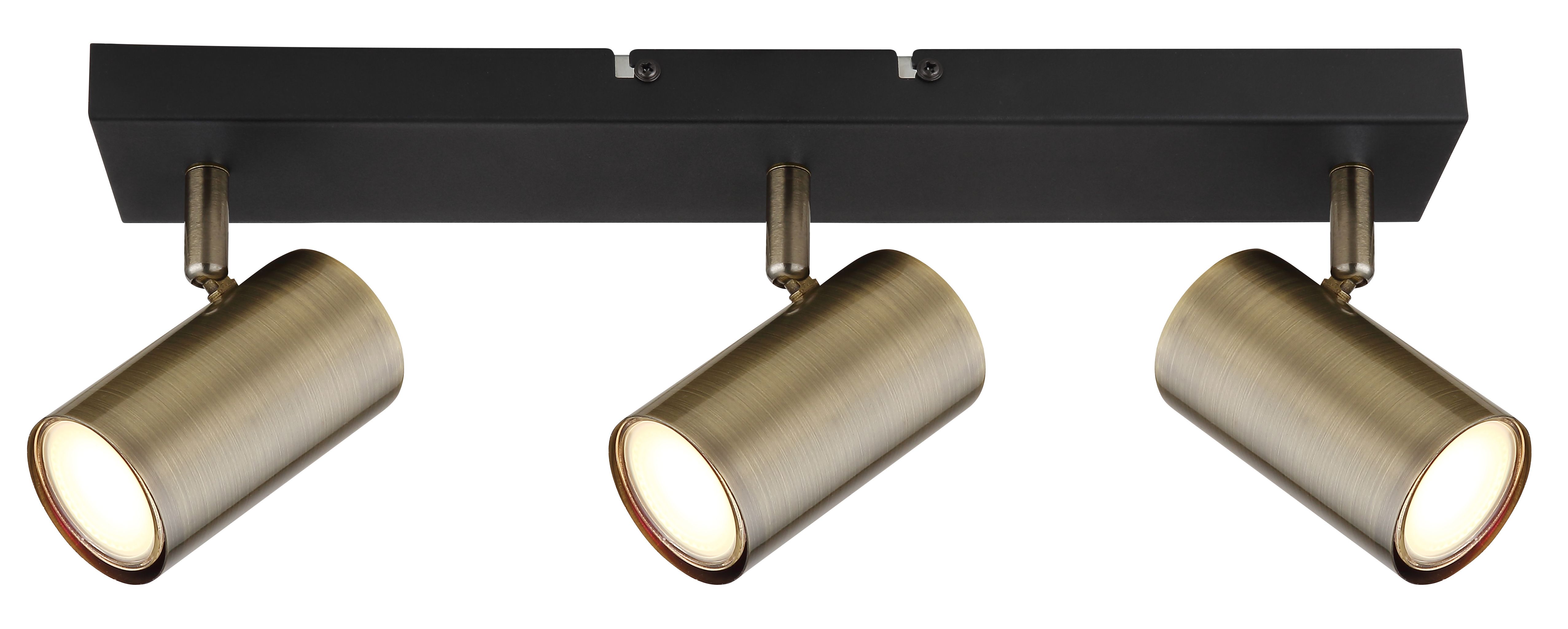 Spot negru mat, 410X60 mm, 35W Globo