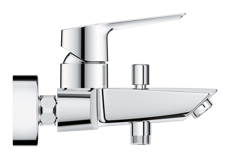 Baterie cada-dus GROHE Start 32278002, monocomanda, alama, argintiu