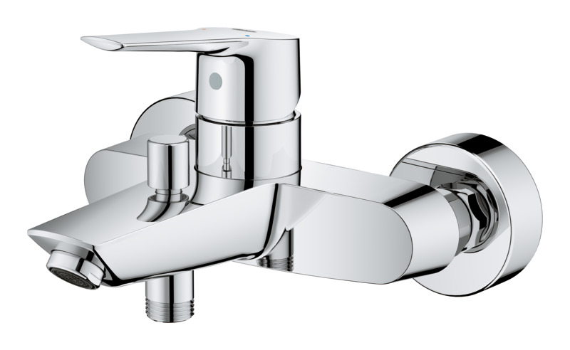 Baterie cada-dus GROHE Start 32278002, monocomanda, alama, argintiu