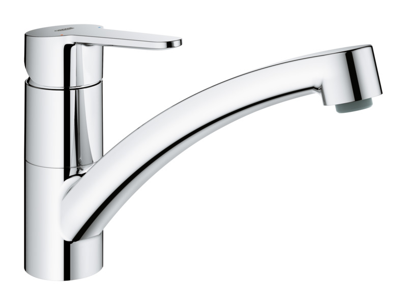 Baterie bucatarie Grohe StartEco 31686000, metal, argintiu