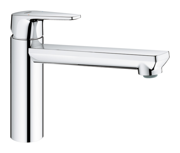 Baterie bucatarie GROHE Start Edge 31698000, marime M, metal, argintiu