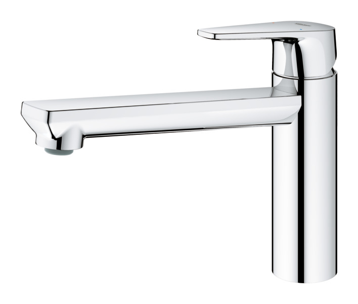 Baterie bucatarie GROHE Start Edge 31698000, marime M, metal, argintiu