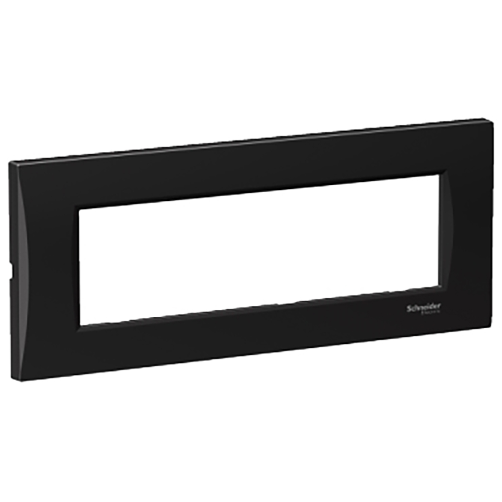 Rama SCHNEIDER ELECTRIC Easy Styl, 7 module, 81 x 11 x 202mm, negru metalic