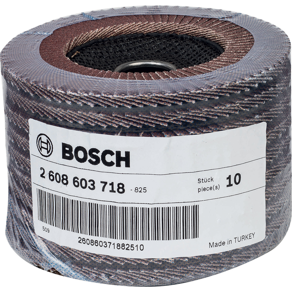 Disc de slefuire evantai BOSCH X431, granulatie 80, 125mm