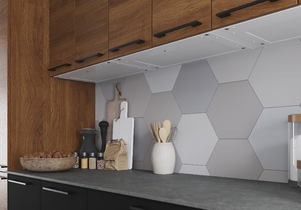 Lampa LED corp bucatarie GoodHome Carraway, 5W, 470lm, 30 cm, senzor miscare, alb