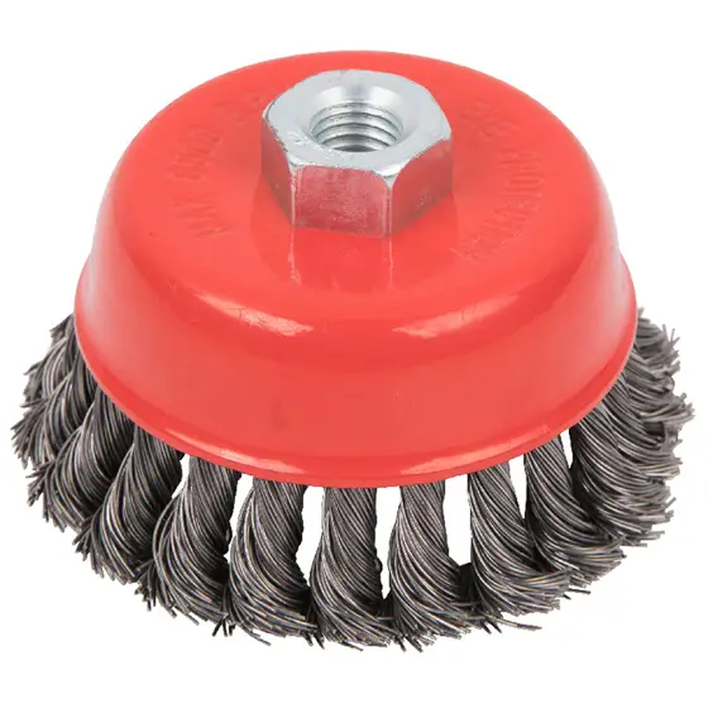 Perie cupa sarma rasucita MAC ALLISTER 101336121, 100mm