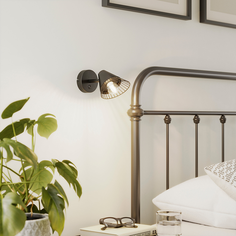 Spot LED Tsolma GOODHOME, E14, 15W, negru