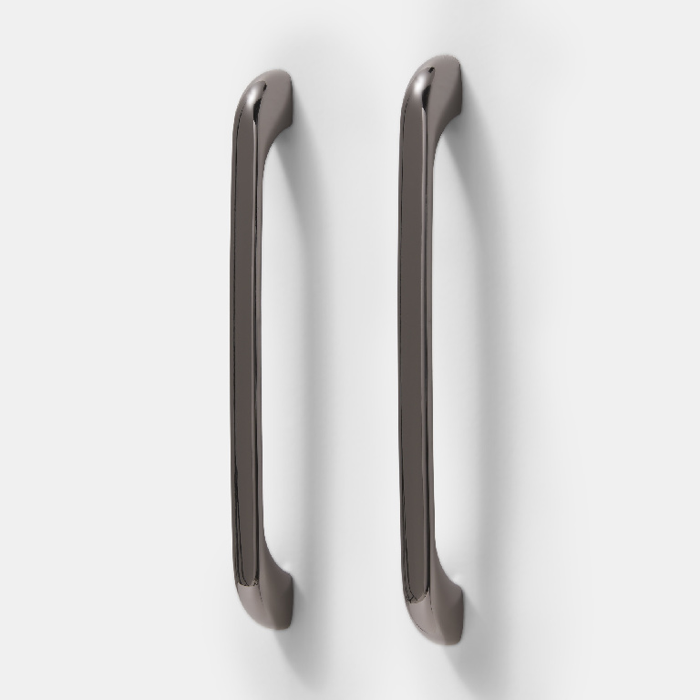 Set manere GOODHOME Condio, aluminiu, 22.5 cm, argintiu, 2 bucati