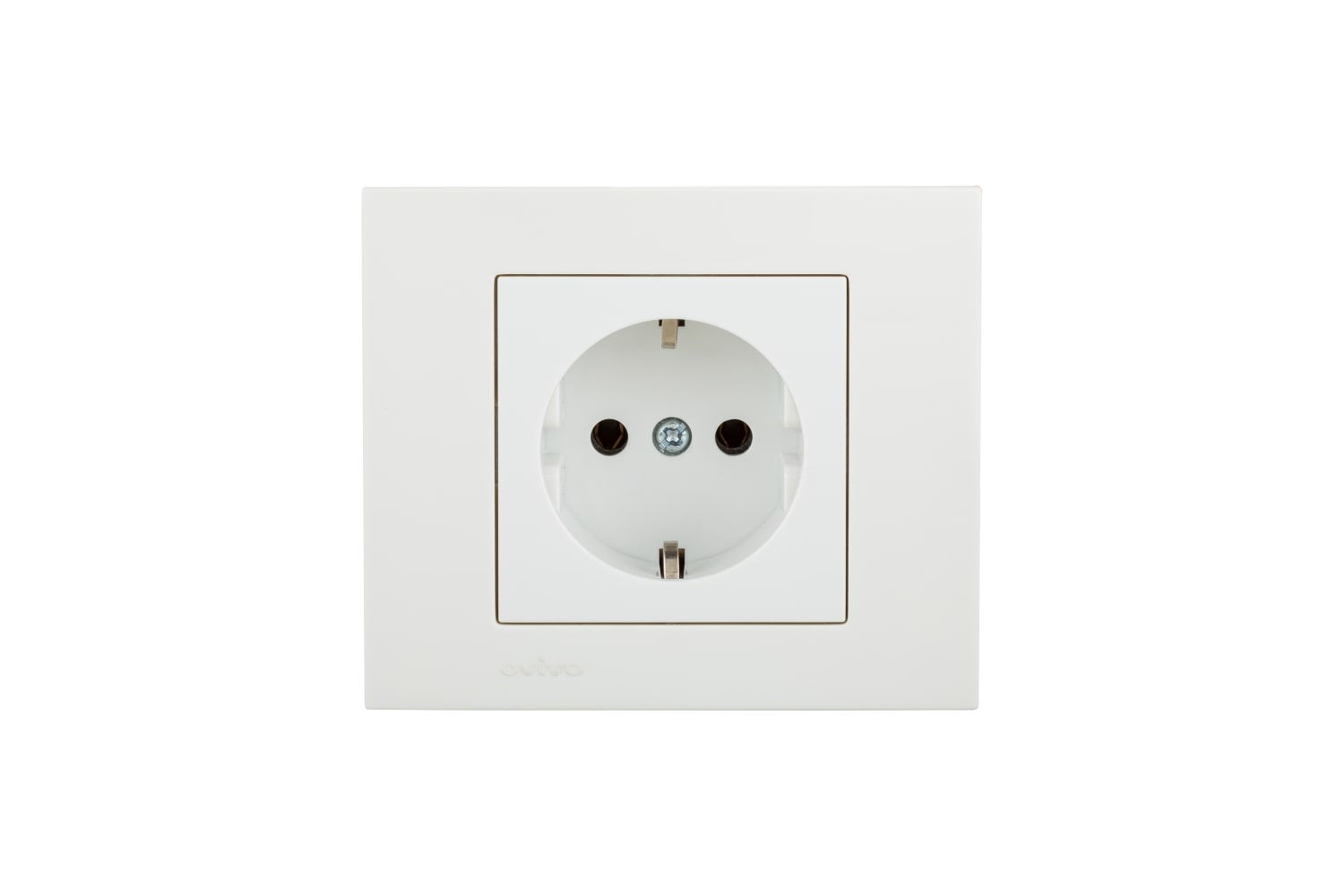 Priza Schuko Ovivo Grano, 16A, ABS, alb