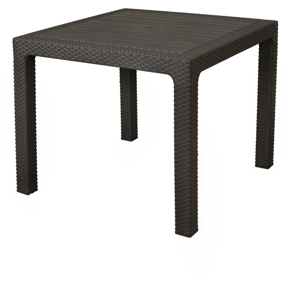 Masa terasa Outdoor Living, plastic, 90 x 90 x 75 cm, antracit