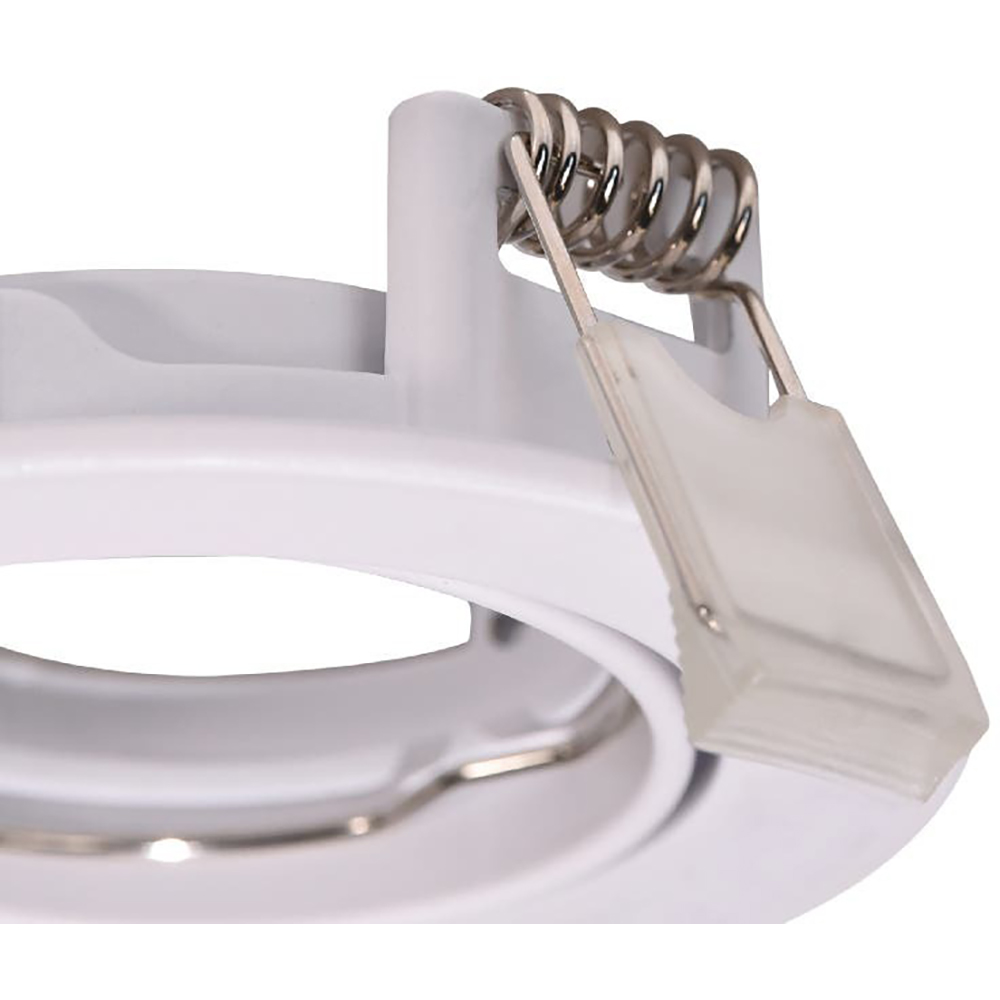 Rama pentru spot LED GOODHOME Ares, 8.5 x 8.5 cm, IP20, metal, alb