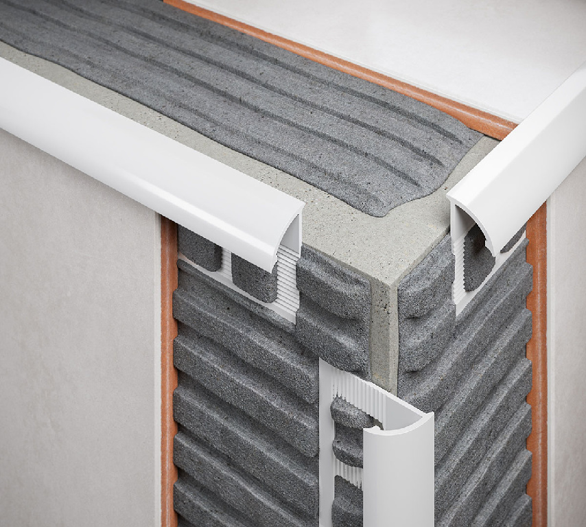 Profil PVC Exterior, Semirotund, 6mm