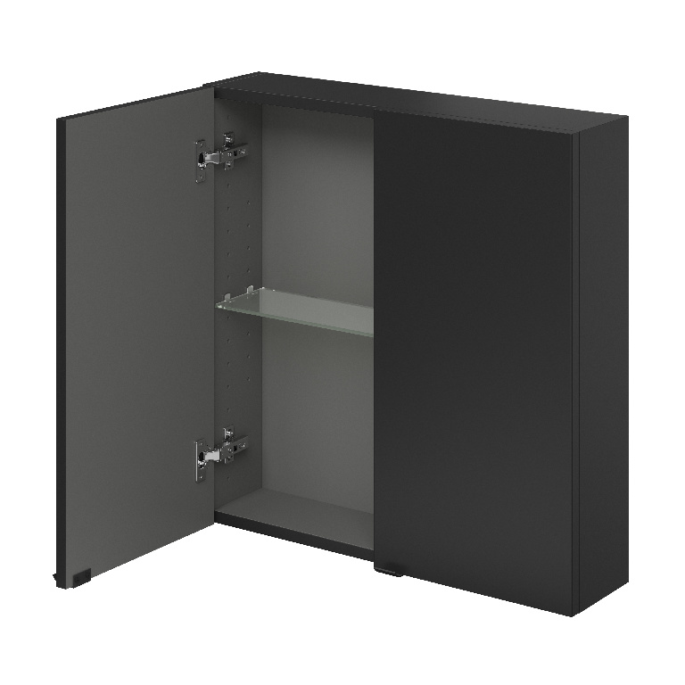 Dulap baie GoodHome Imandra, suspendat, 60 x 15 x 60 cm, negru