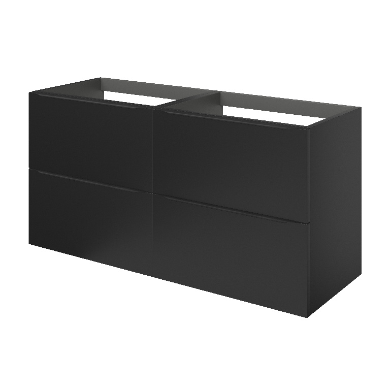 Masca lavoar GoodHome Imandra, suspendata, 120 x 45 x 60 cm, negru