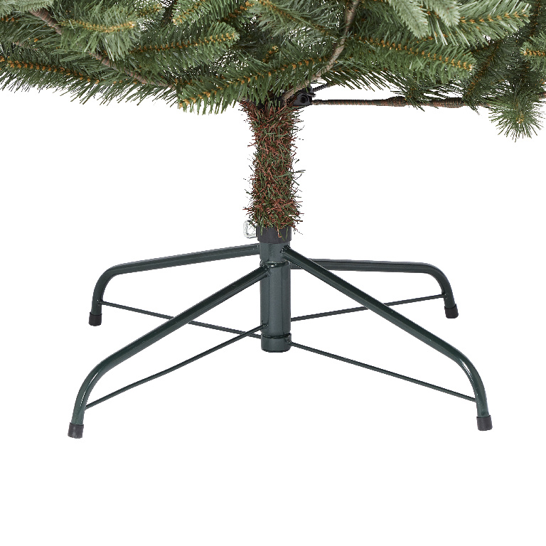 Brad de Craciun artificial Falera, 1.8 m, cu aspect natural, polietilena si PVC, verde