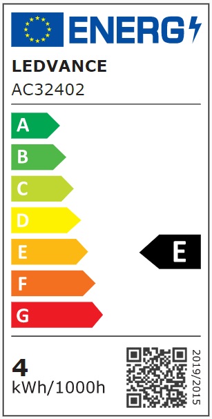 Bec LED decorativ, Osram, E27, 4.5W, 2500K, auriu