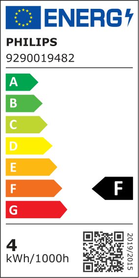 Bec LED decorativ, Filament Philips, 4W, E27, 2500K, auriu