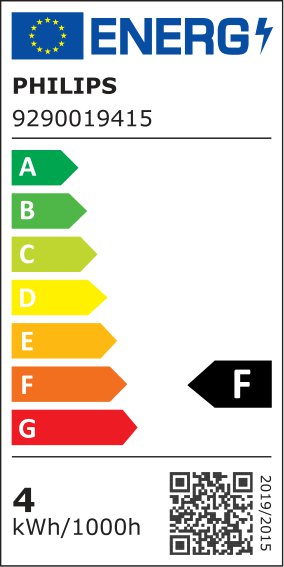 Bec LED decorativ, Filament Philips, 4W, E27, 2500K, auriu