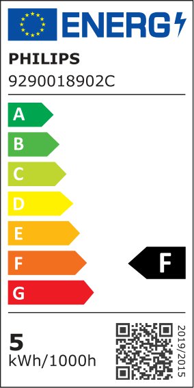 Bec LED decorativ, Filament Philips, 4.3W, E27, 2700K, transparent