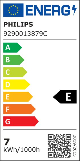 Bec LED decorativ, Filament Philips, 7W, E27, 2700K, transparent