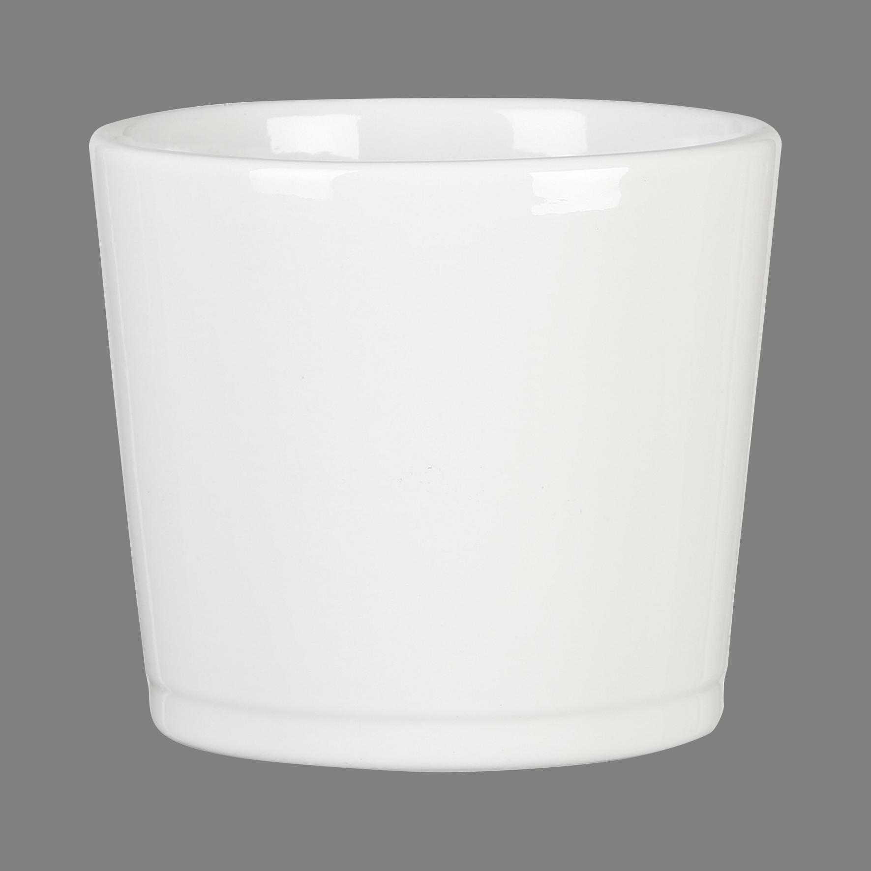 Ghiveci flori SCHEURICH, ceramica, D 22 cm, alb