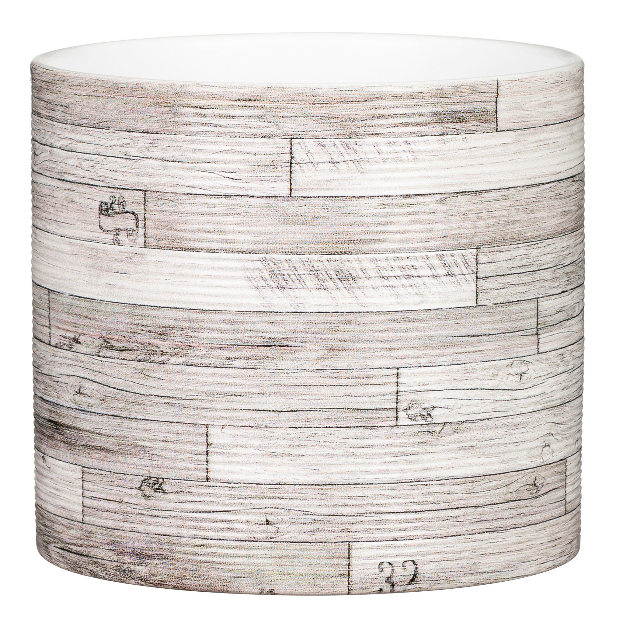 Ghiveci flori SCHEURICH Legno, D 16 cm, grej