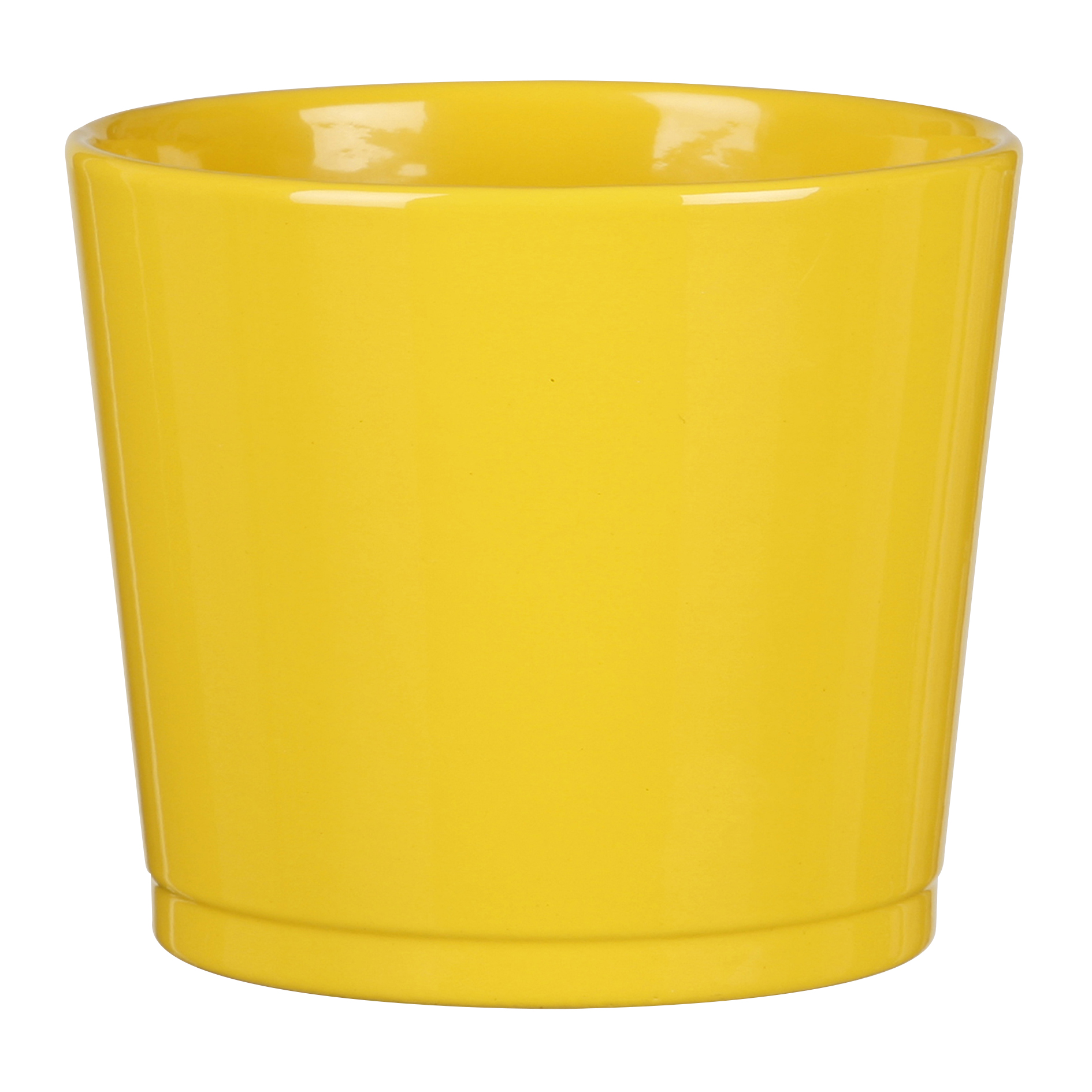 Ghiveci flori SCHEURICH, D 11 cm, galben