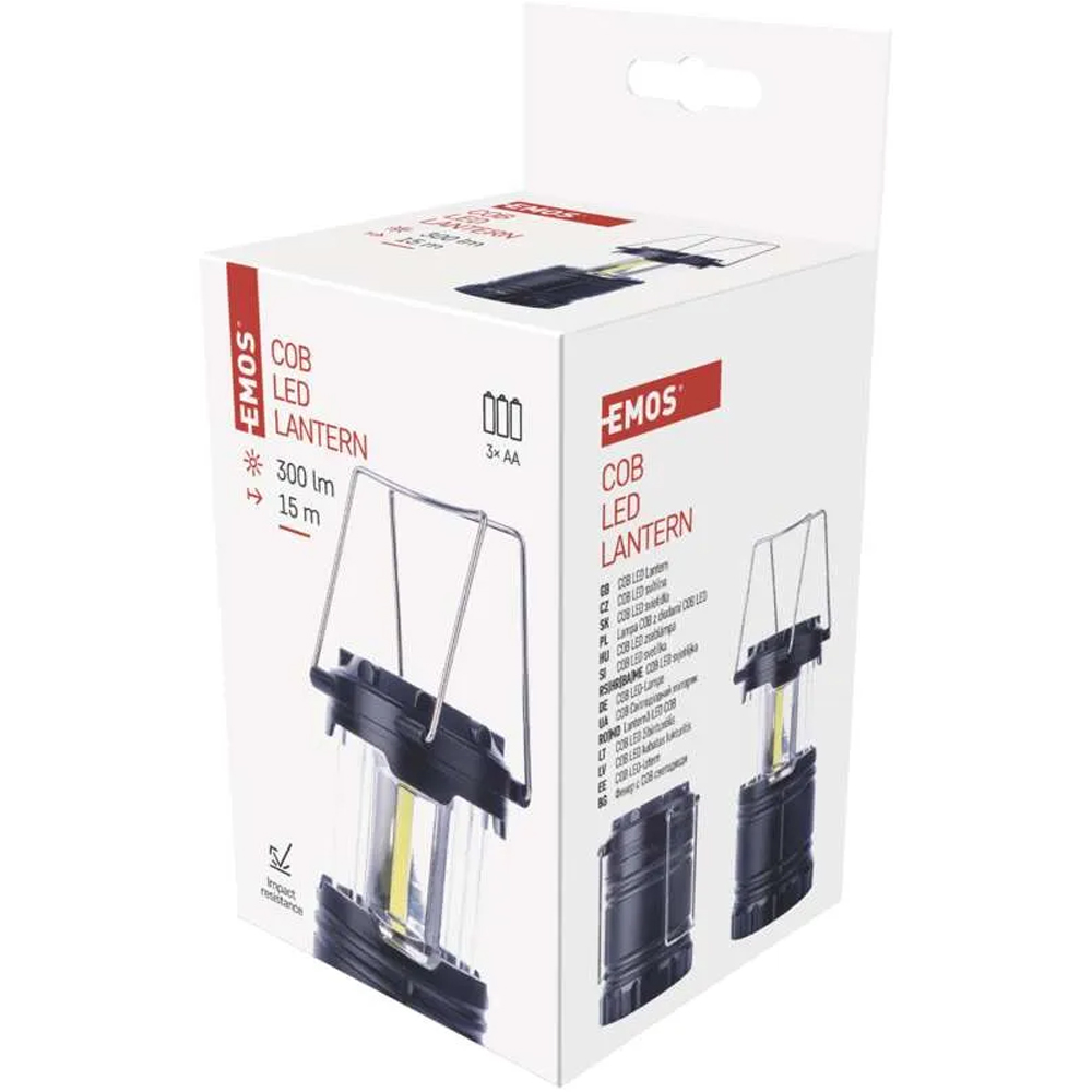 Felinar camping EMOS, 300lm, IP20, negru