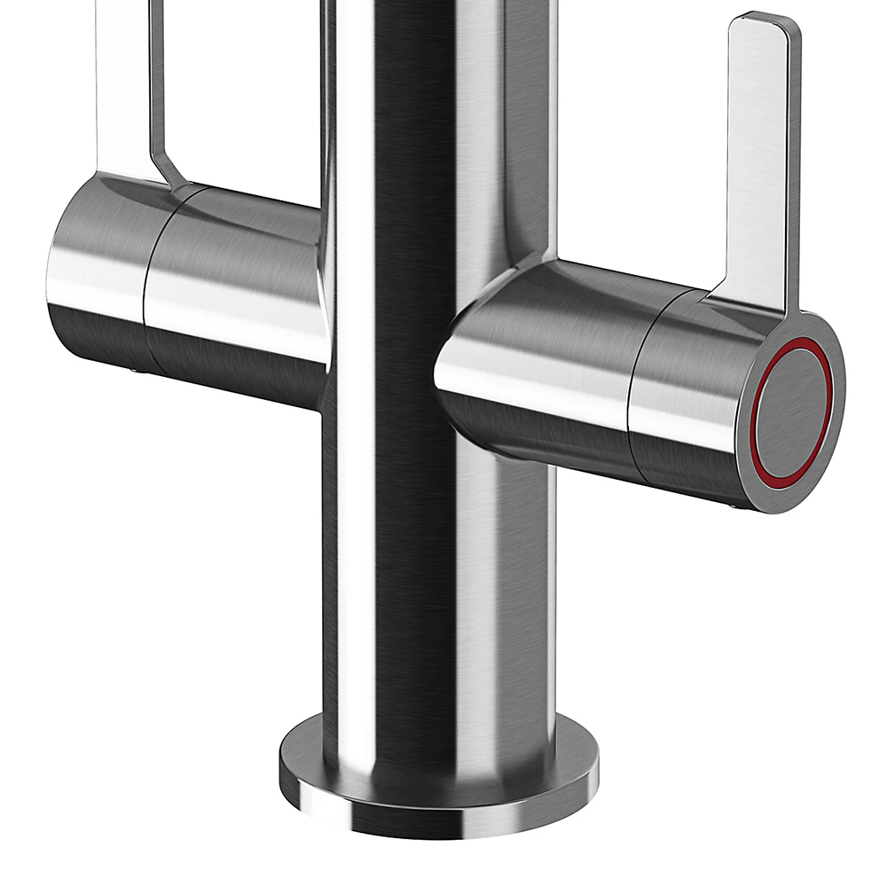 Baterie bucatarie GOODHOME Kamut, inox, crom