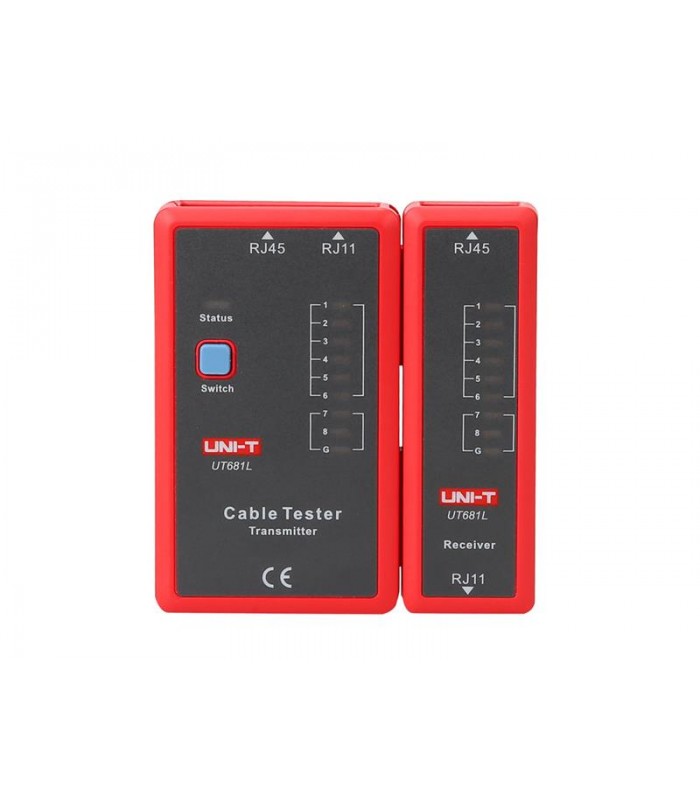 Tester pentru cablu retea si telefonic, RJ45-RJ11  UNI-T UT681L 