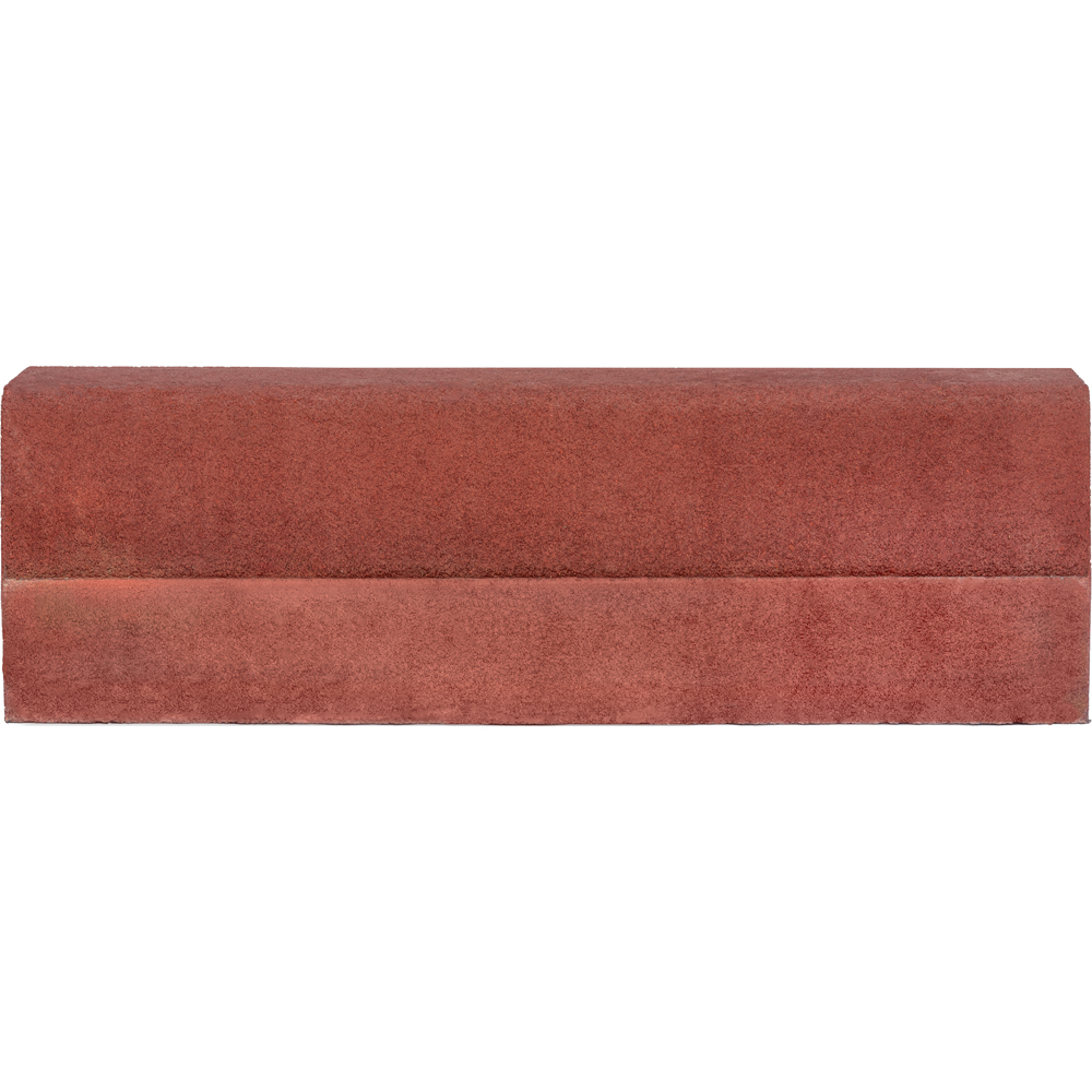 Bordura SEMMELROCK, 50 x 10 x 15 cm, rosu