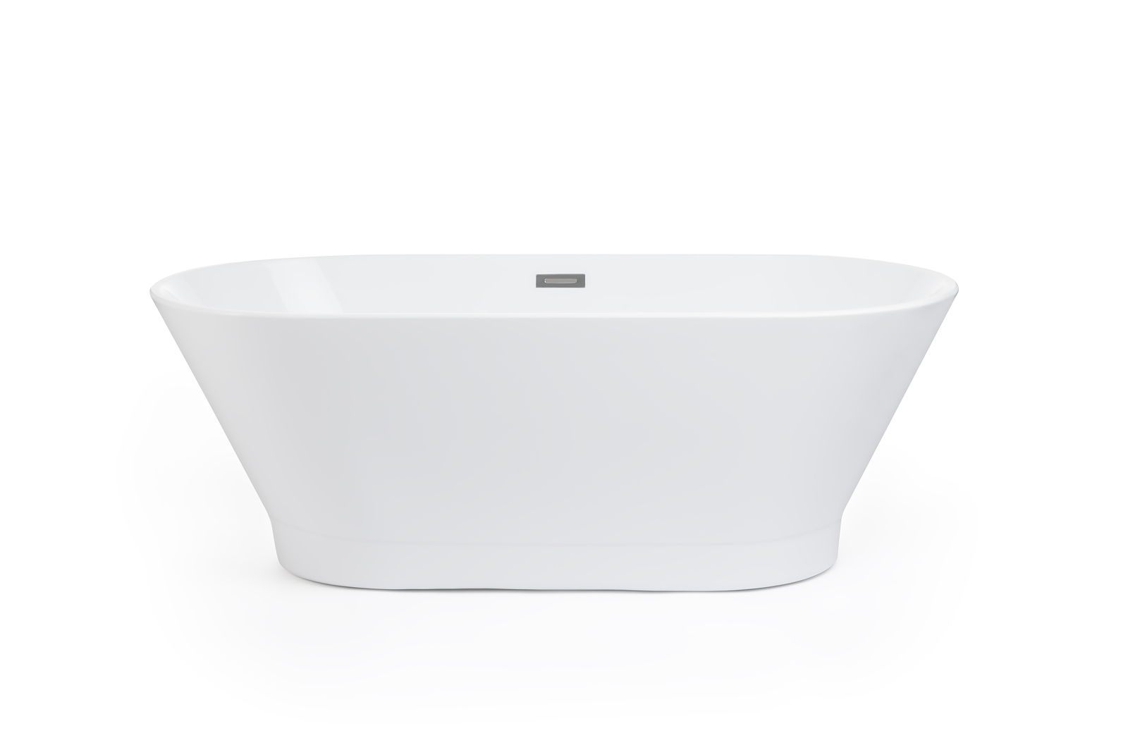 Cada baie freestanding FIBREX Oslo, acril, 170 x 75 cm, alb