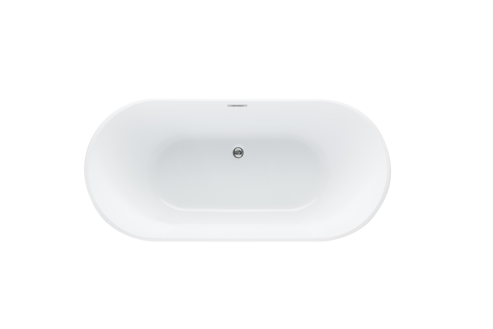 Cada baie freestanding FIBREX Oslo, acril, 170 x 75 cm, alb