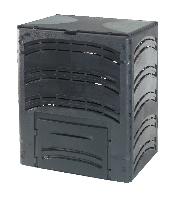 Lada compostor de gradina VERVE, 500 l, 60 x 80 x 100 cm, plastic termoformat, negru