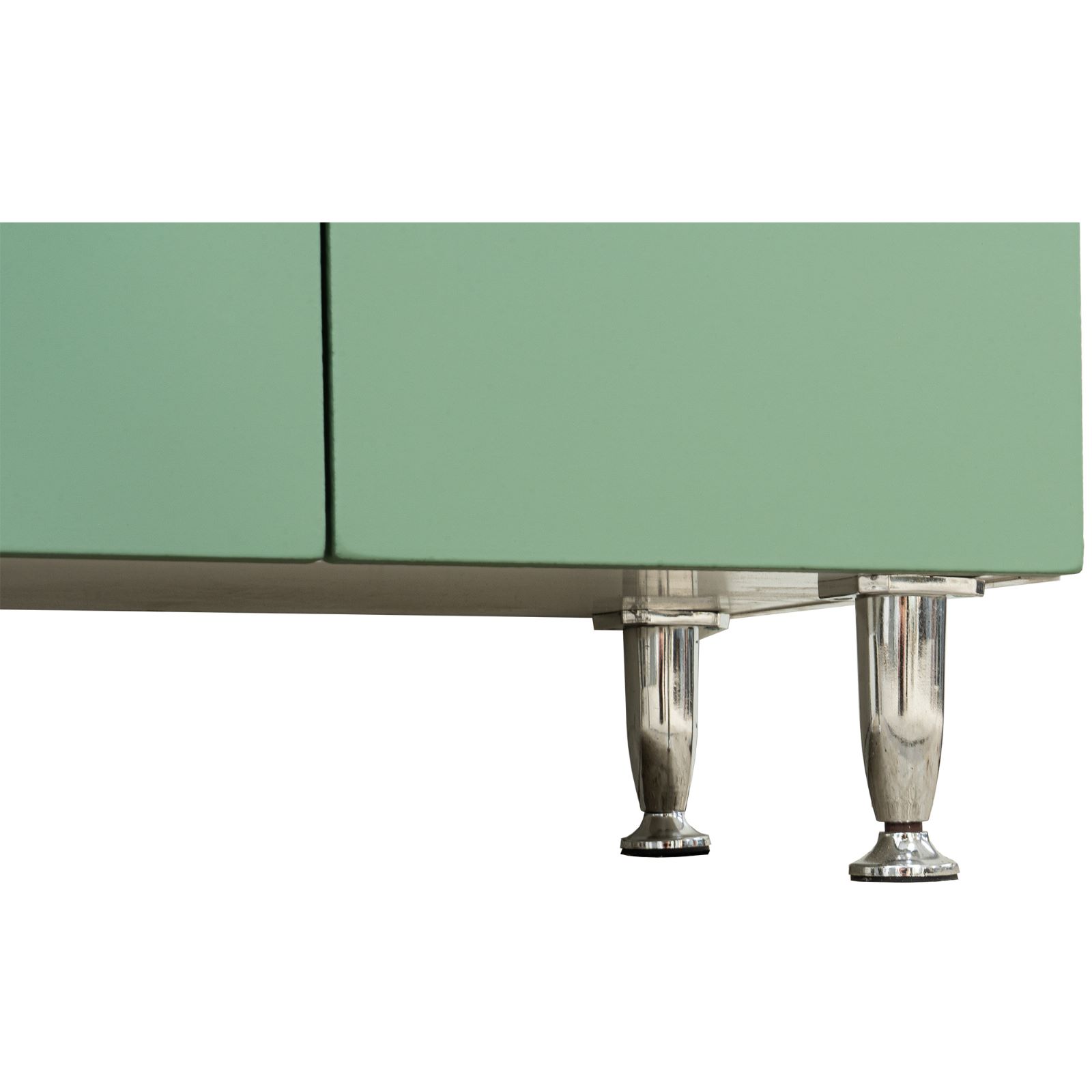 Set mobilier baie SANITOP Bella, cu oglinda, 55 cm, MDF, verde