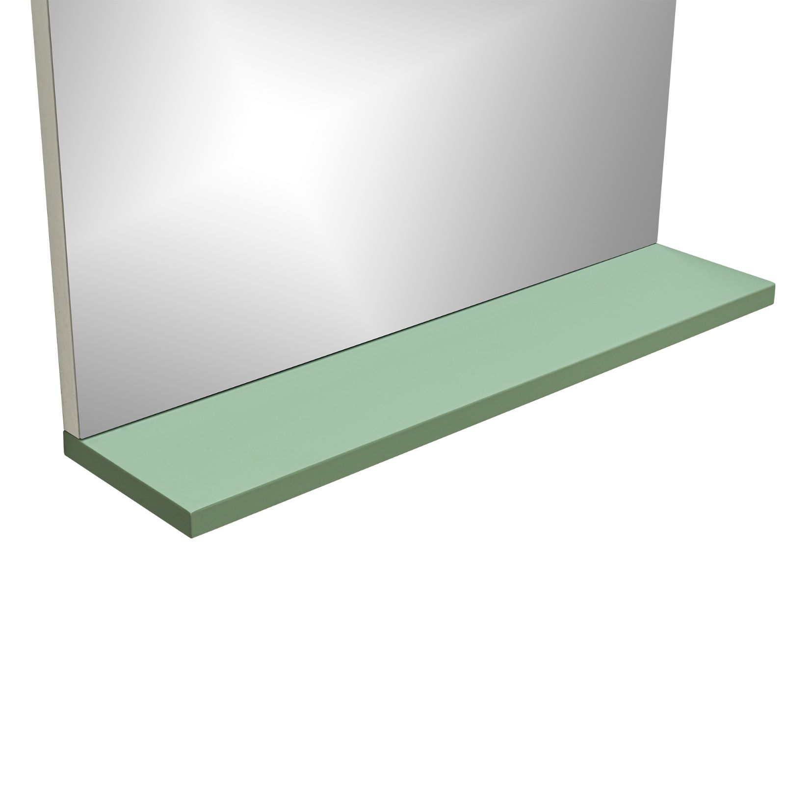 Set mobilier baie SANITOP Bella, cu oglinda, 55 cm, MDF, verde