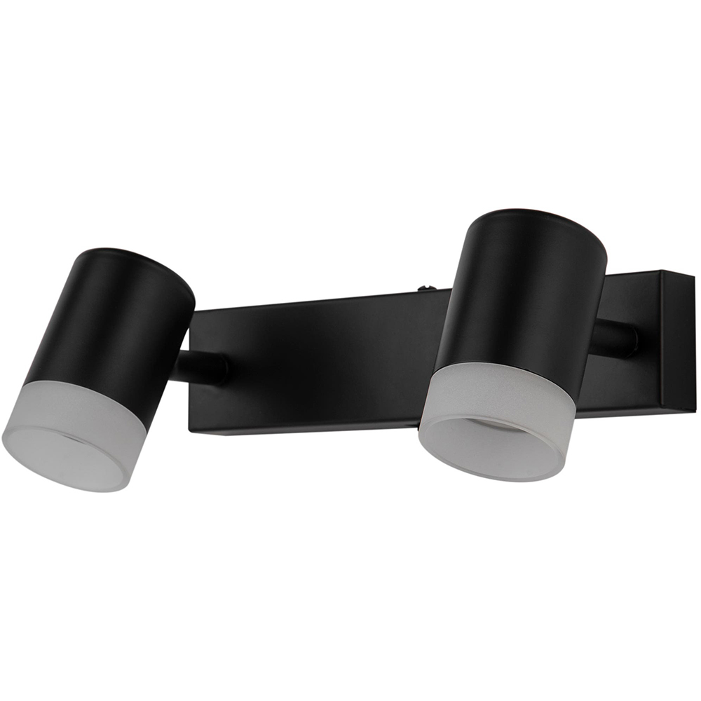 Spot dublu LED GOODHOME Maupin, 7W, 350lm, IP20, negru