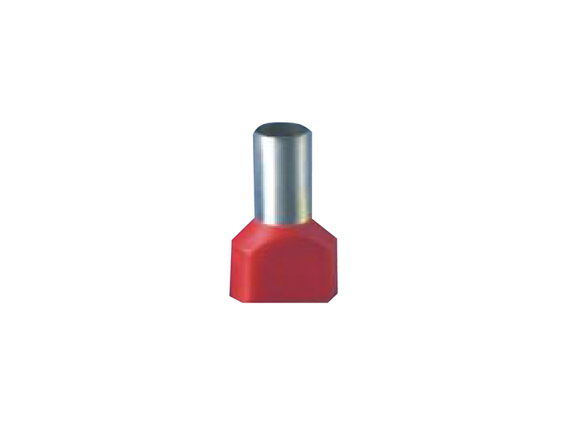 Pini Dubli Rosii Pt Cablu 2X1Mm