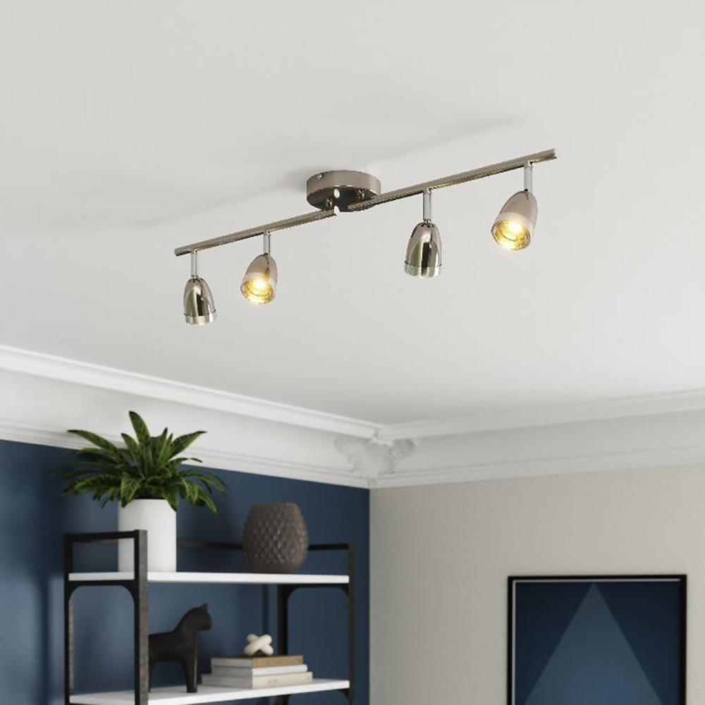 Spot GOODHOME Apheliotes, GU10, 7W, argintiu