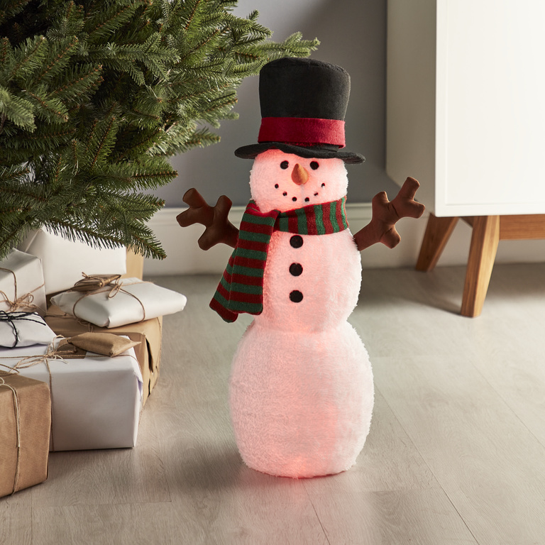 Decoratiune Om de Zapada Luminos, 59 cm, poliester, multicolor