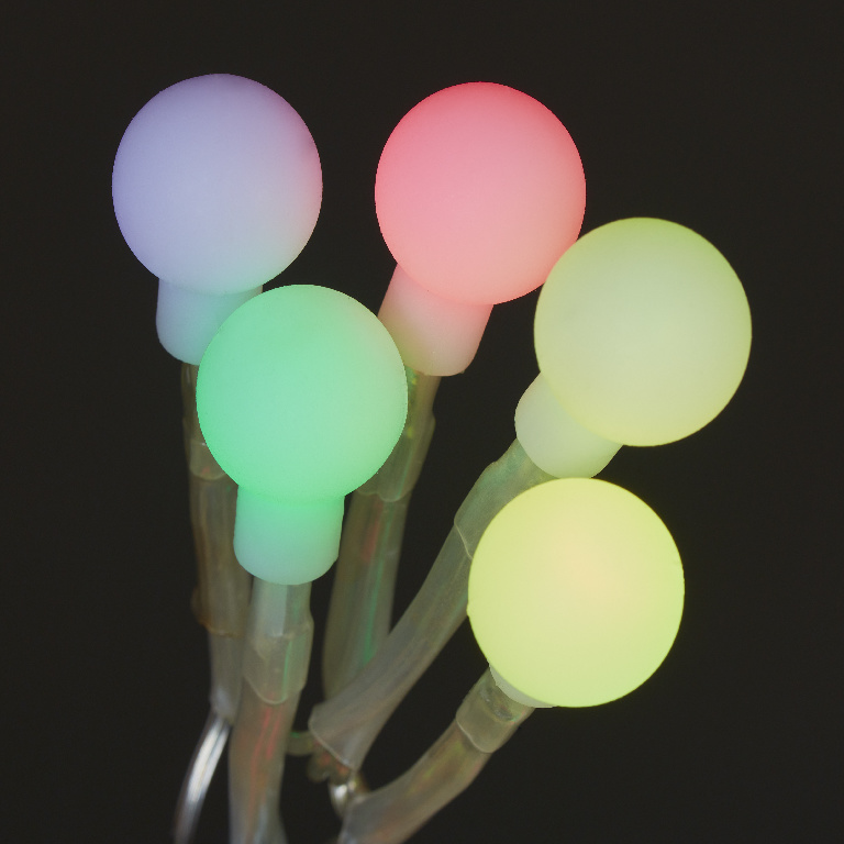 Instalatie Craciun 240 LED-uri, IP20 si IP44, transparent, lumina multicolora