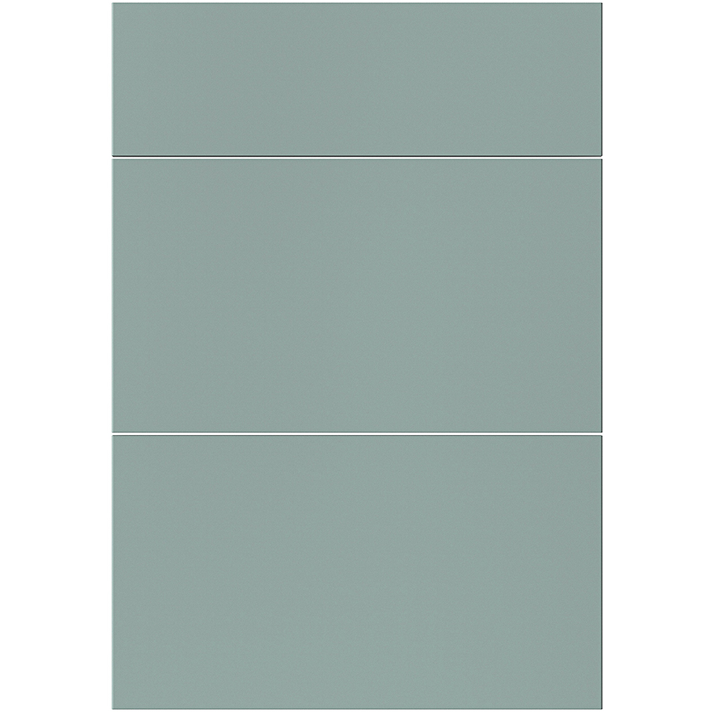 Front corp bucatarie GoodHome Stevia, 3 sertare, 50 cm, verde