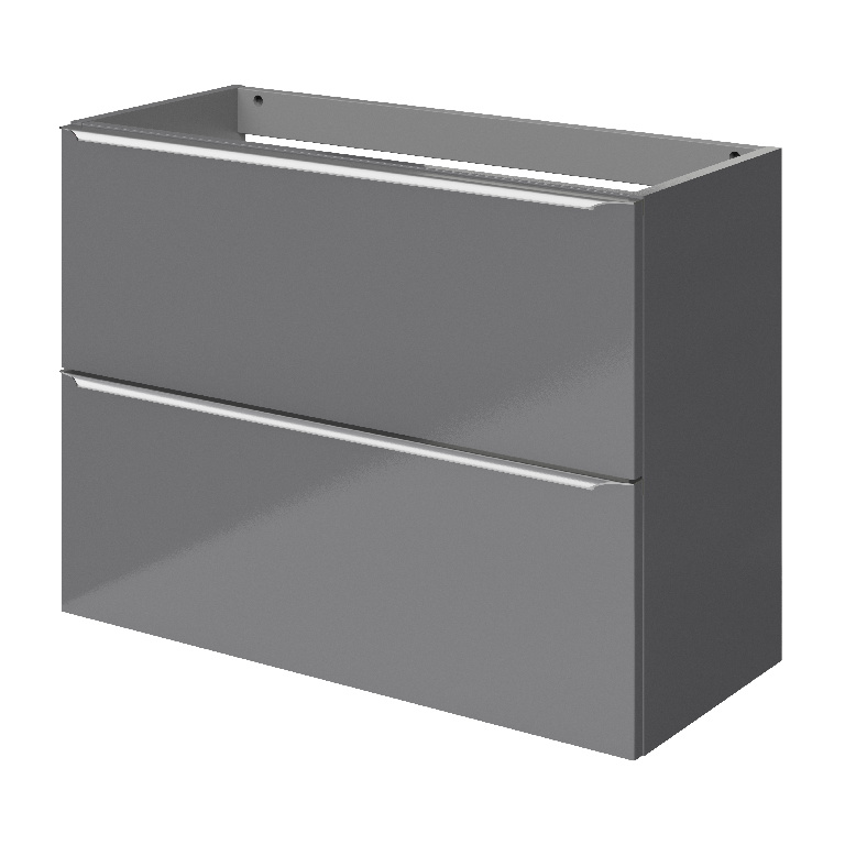 Masca lavoar GoodHome Imandra, suspendata, 80 x 36 x 60 cm, gri