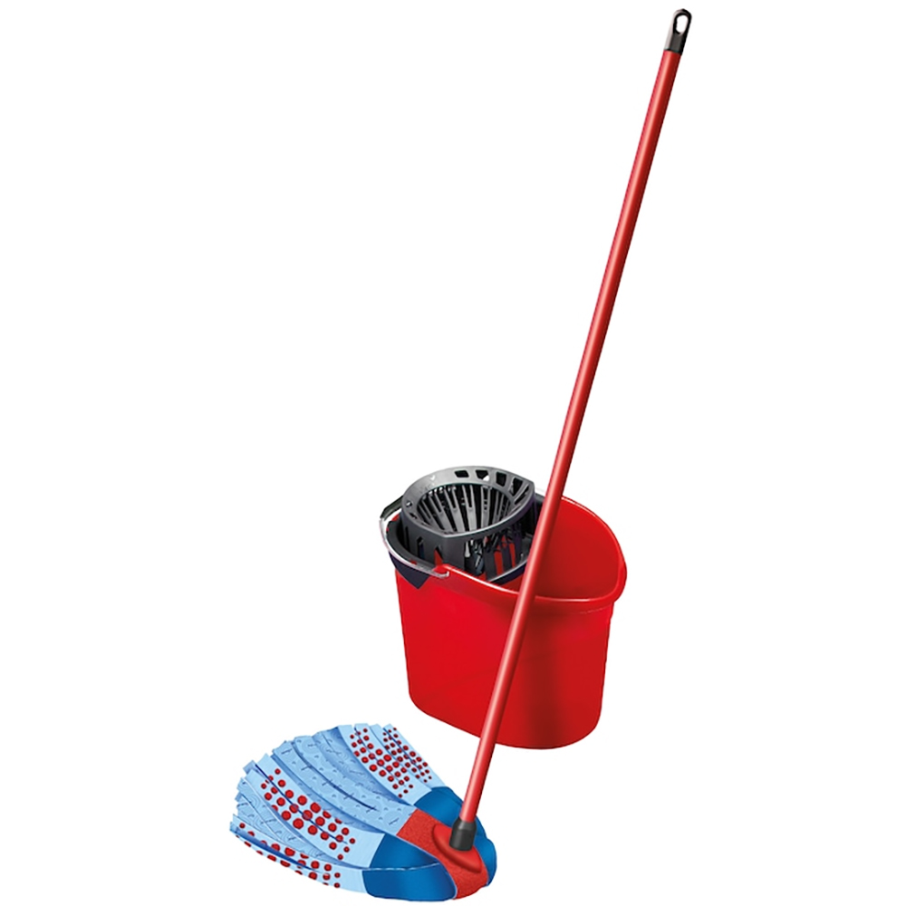 Mop cu maner Euroclick VILEDA 3 Action, microfibra